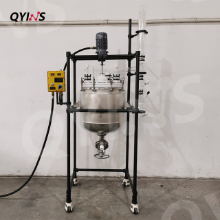 內(nèi)襯四氟雙層不銹鋼反應釜20L、30L、50L