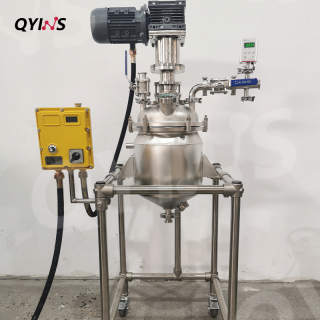 磁力密封高減速比不銹鋼反應(yīng)釜10L、20L、50L