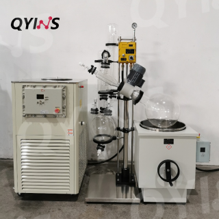 蒸發(fā)溶劑雙冷凝防爆手動(dòng)旋轉(zhuǎn)蒸發(fā)儀20L、50L、100L