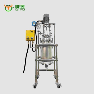 不銹鋼多肽固相合成反應(yīng)釜 過(guò)濾反應(yīng)釜 10L